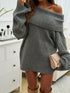 'Clarimond' Drop Shoulder Oversized Knit Sweater - Celes Fashion